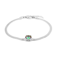 Bracciale in argento con Quarzo Mistico