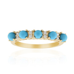 Anello in argento con Turchese Sleeping Beauty