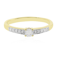 Anello in oro con Diamante I4 (J)