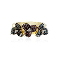Anello in argento con Diamante I3 (J)