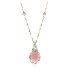 Collana in oro con Opale Rosa (CIRARI)