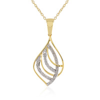Collana in argento con Diamante I3 (J)