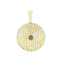 Ciondolo in oro con Diamante Champagne I2 (Ornaments by de Melo)