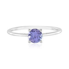Anello in platino con Tanzanite AAA