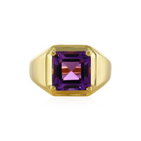 Anello in argento con Ametista Uruguay