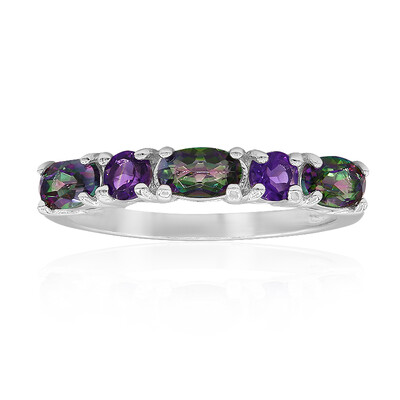 Anello in argento con Quarzo Mistico
