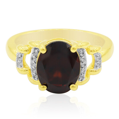 Anello in argento con Granato Mozambico (Remy Rotenier)