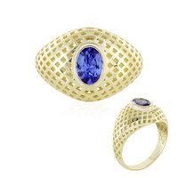 Anello in oro con Tanzanite AAA (Ornaments by de Melo)