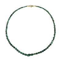 Collana in argento con Smeraldo Zambia (Riya)