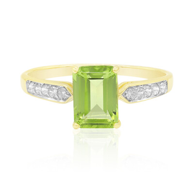 Anello in oro con Peridoto