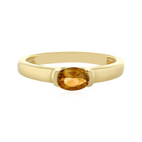 Anello in argento con Citrino Madeira