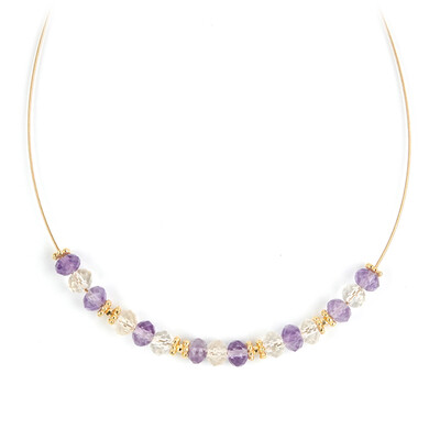Collana in argento con Ametrina