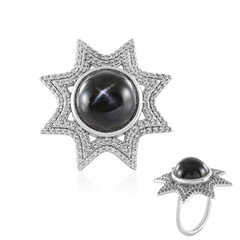 Anello in argento con Diopside Stellato d'India (de Melo)