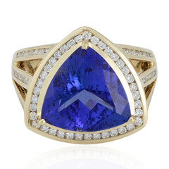 Anello in oro con Tanzanite AAA (de Melo)
