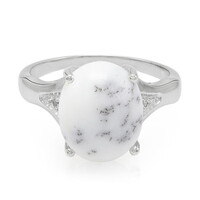 Anello in argento con Agata Dendritica