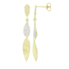 Orecchini in oro con Zircone