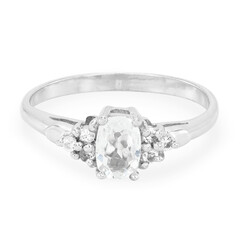 Anello in argento con Berillo Himalayano