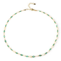 Collana in argento con Smeraldo Zambia (Riya)