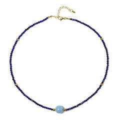 Collana in argento con Acquamarina