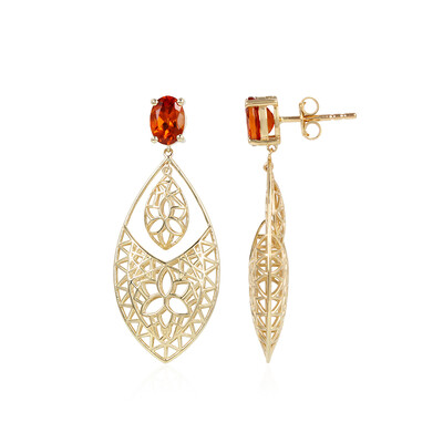Orecchini in oro con Granato Essonite (Ornaments by de Melo)