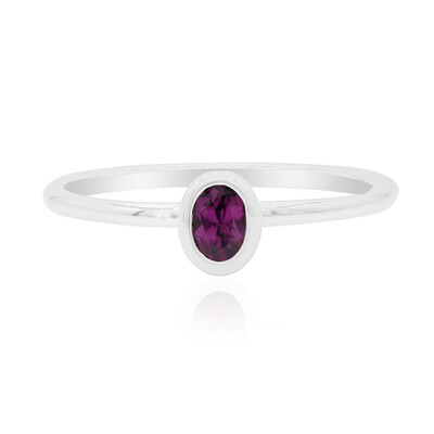Anello in argento con Rodolite
