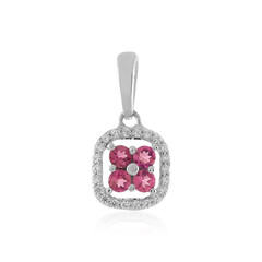 Ciondolo in argento con Tormalina Rosa