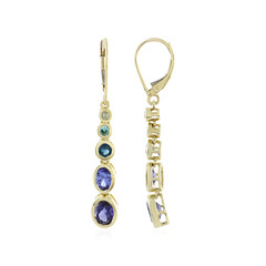 Orecchini in oro con Iolite (KM by Juwelo)