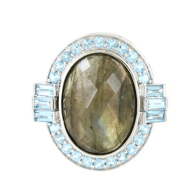 Ciondolo in argento con Labradorite