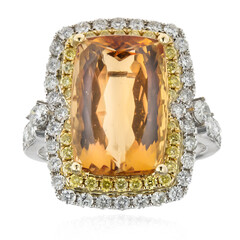 Anello in oro con Topazio Imperiale (CIRARI)