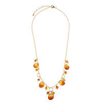 Collana in argento con Ambra Sunrise Baltica