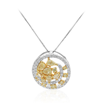 Collana in oro con Diamante Giallo SI2 (CIRARI)