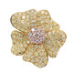Anello in oro con Diamante Rosa I1 (CIRARI)