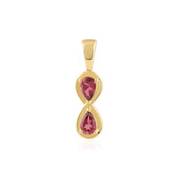 Ciondolo in argento con Rubellite