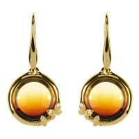Orecchini in argento con Ambra Baltica