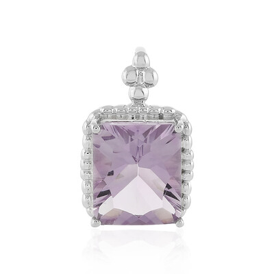 Ciondolo in argento con Ametista Rose de France