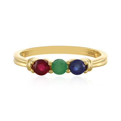 Anello in argento con Smeraldo Socoto