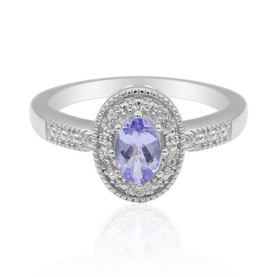 Anello in argento con Tanzanite