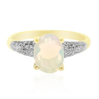 Anello in oro con Opale di Welo AAA (de Melo)