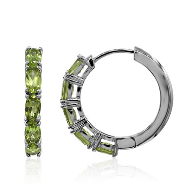 Orecchini in argento con Peridoto