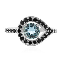 Anello in argento con Topazio Blu Cielo