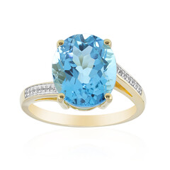 Anello in oro con Topazio Marambaia