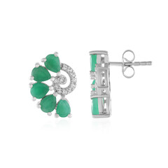 Orecchini in argento con Smeraldo Socoto