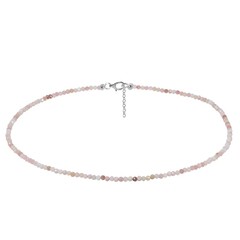 Collana in argento con Opale Rosa