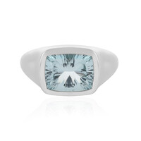 Anello in argento con Topazio Blu Cielo