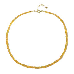 Collana in argento con Berillo Giallo