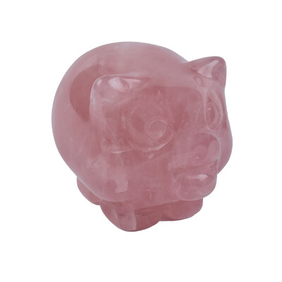 Figura con Quarzo Rosa (Lapis Vitalis)