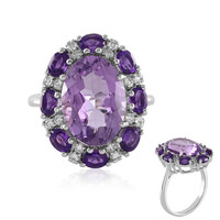 Anello in argento con Ametista