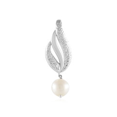 Ciondolo in argento con Perla d'Acqua Dolce Bianca