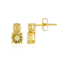 Orecchini in argento con Berillo Giallo