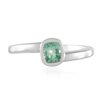 Anello in argento con Smeraldo Russo